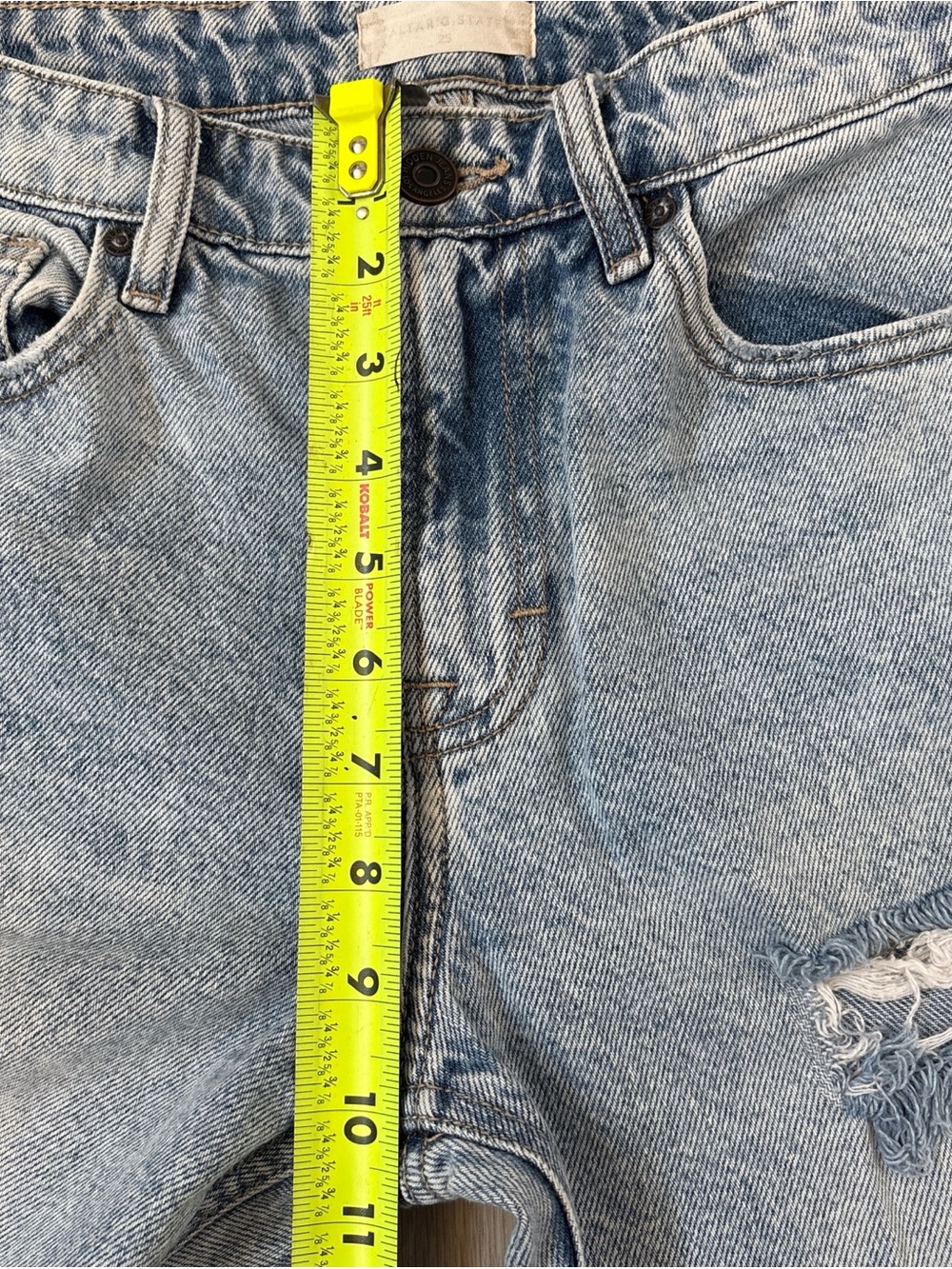 Altar’d state size 25 high-waisted blue denim jeans - Picture 7 of 7